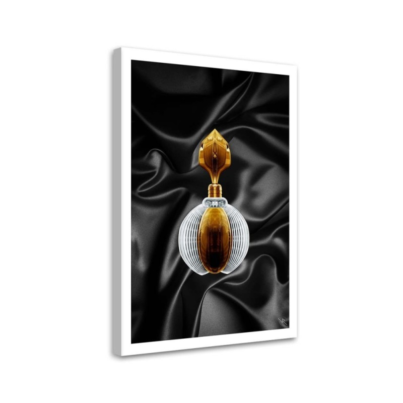 Designer Canvas prints for the home - Rubiant round perfume vial | FEEBY