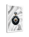 Designer Canvas prints for the home - Grey perfume on white background Rubiant | FEEBY