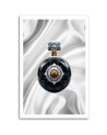 Designer Canvas prints for the home - Grey perfume on white background Rubiant | FEEBY