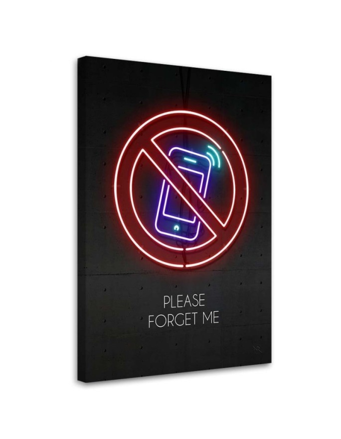 Canvas prints for teenagers - Neon phone Rubiant | FEEBY
