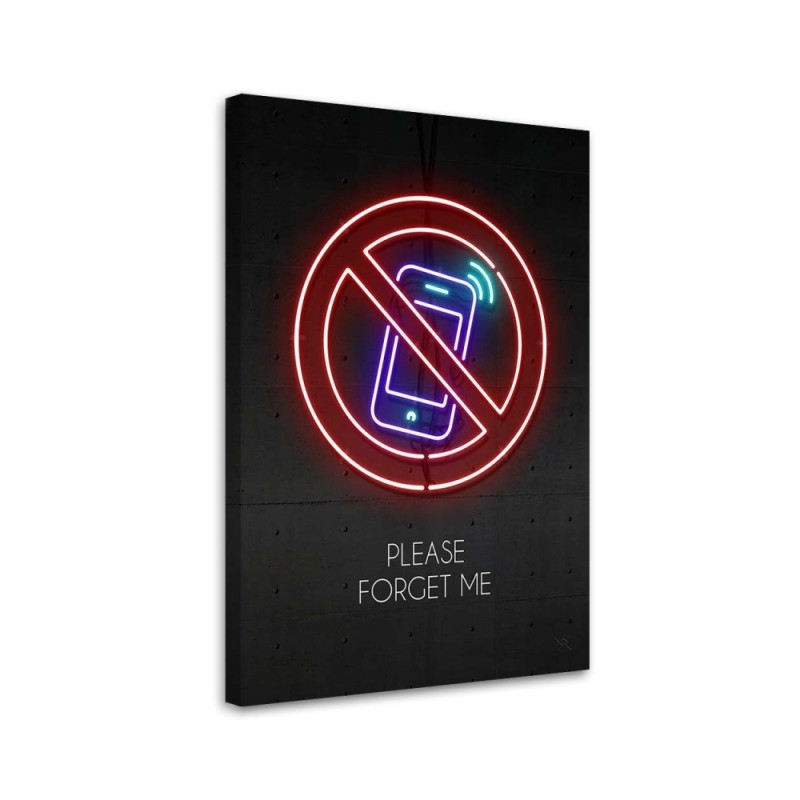 Canvas prints for teenagers - Neon phone Rubiant | FEEBY