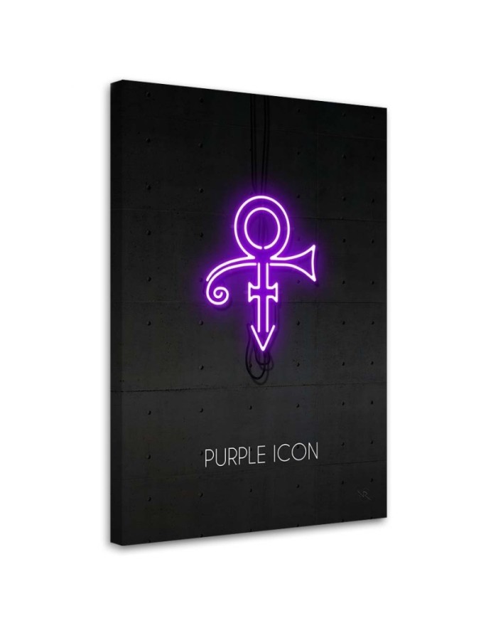 Canvas print Purple symbol...