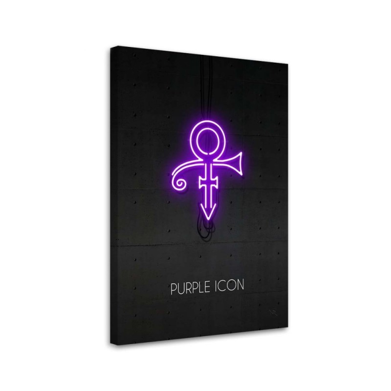 Canvas prints for teenagers - Purple icon Rubiant | FEEBY