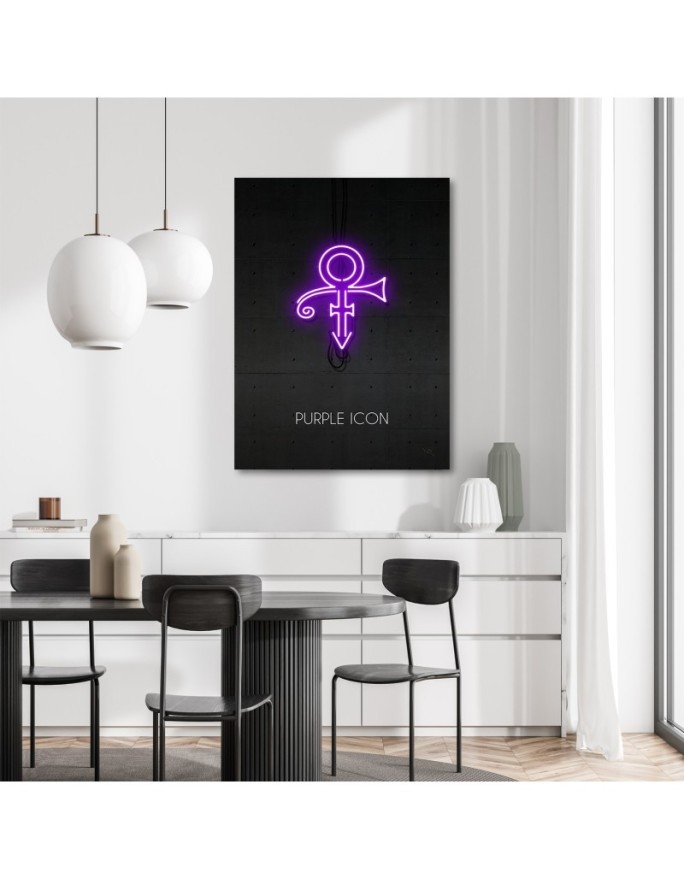 Canvas prints for teenagers - Purple icon Rubiant | FEEBY