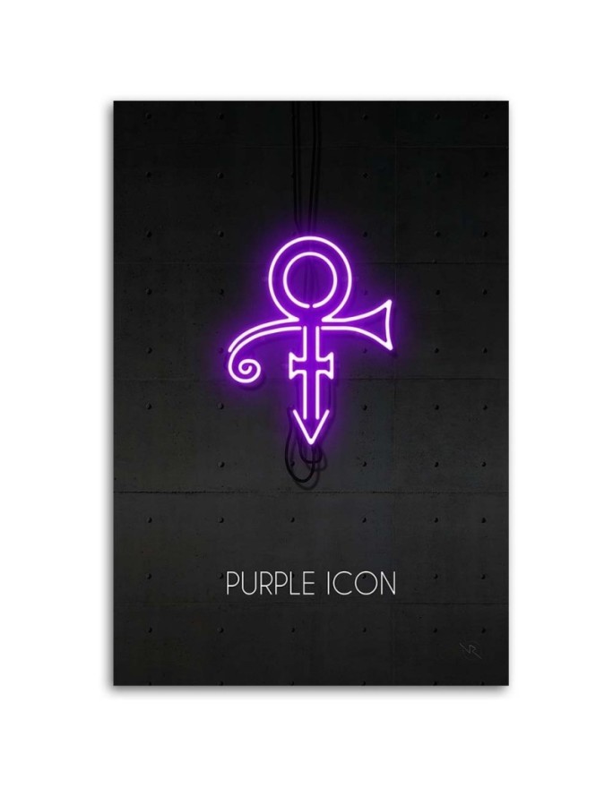 Canvas prints for teenagers - Purple icon Rubiant | FEEBY