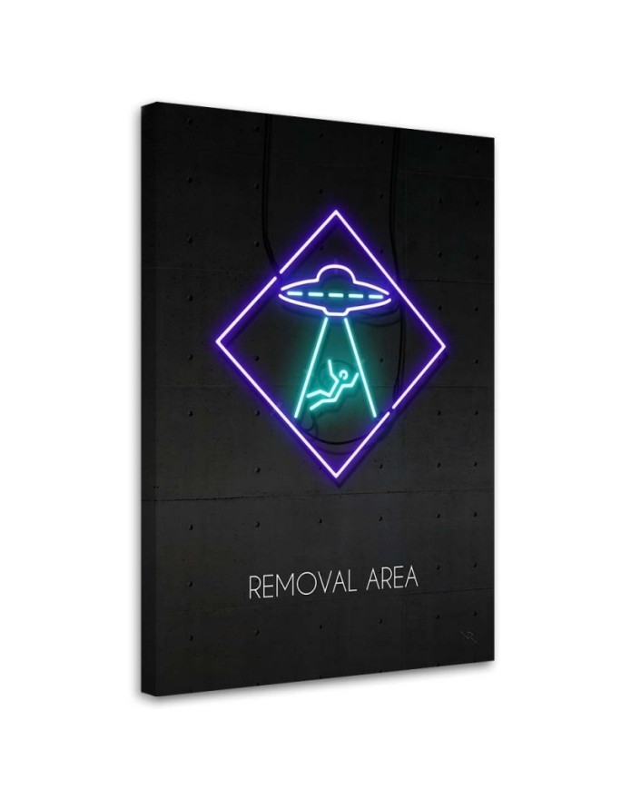 Canvas prints for teenagers - Ufo neon | FEEBY
