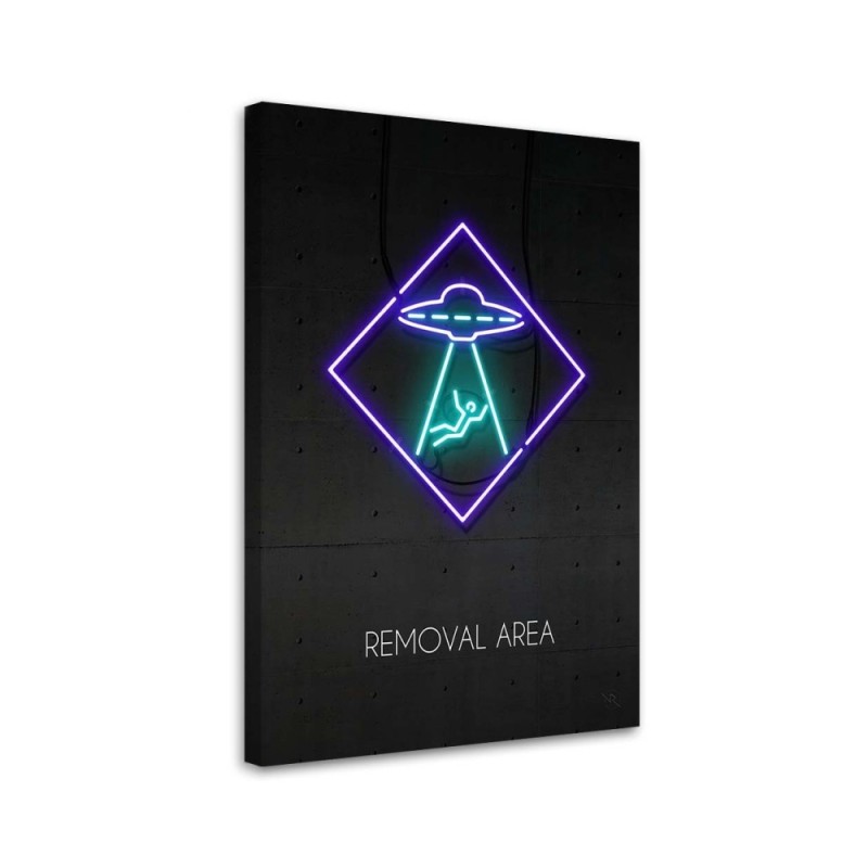 Canvas prints for teenagers - Ufo neon | FEEBY