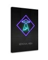 Canvas prints for teenagers - Ufo neon | FEEBY