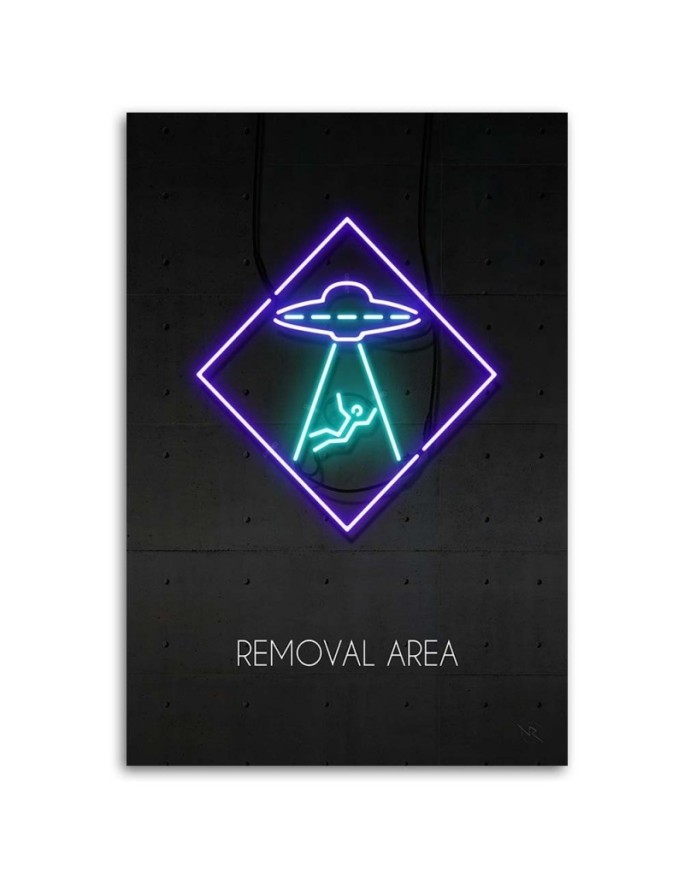 Canvas prints for teenagers - Ufo neon | FEEBY