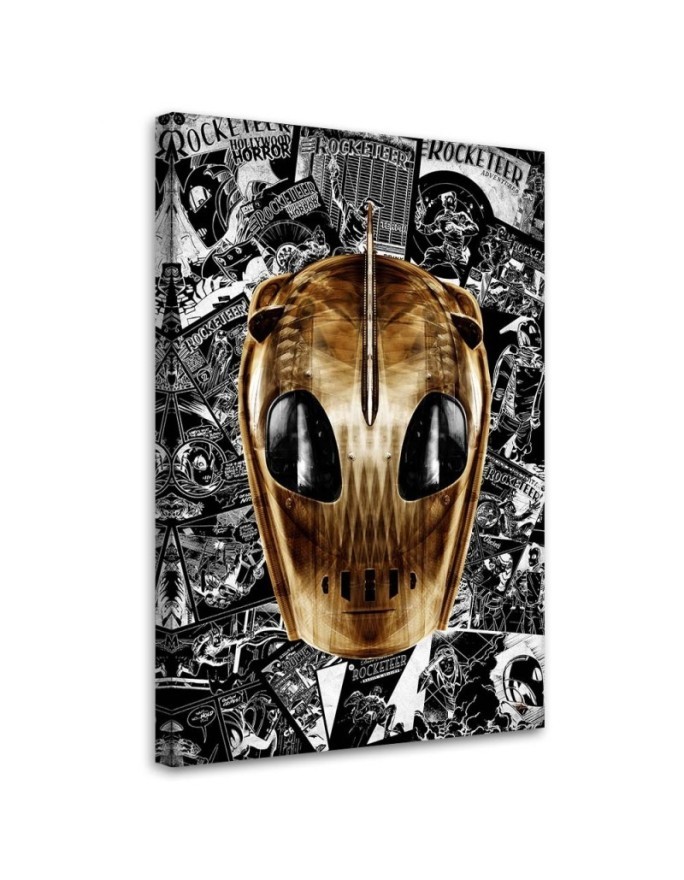 Canvas prints for teenagers - Rubiant golden mask | FEEBY