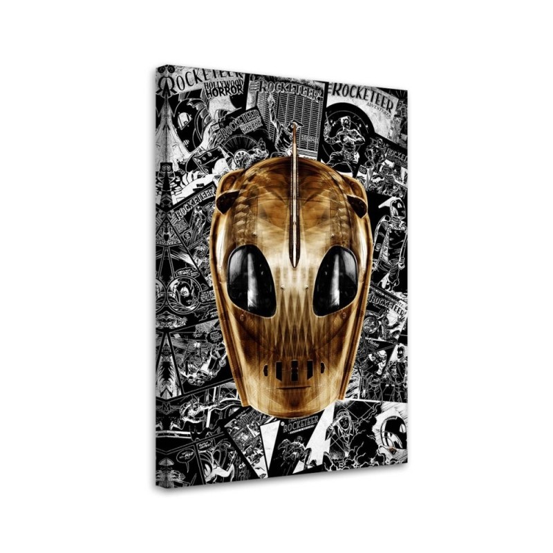 Canvas prints for teenagers - Rubiant golden mask | FEEBY