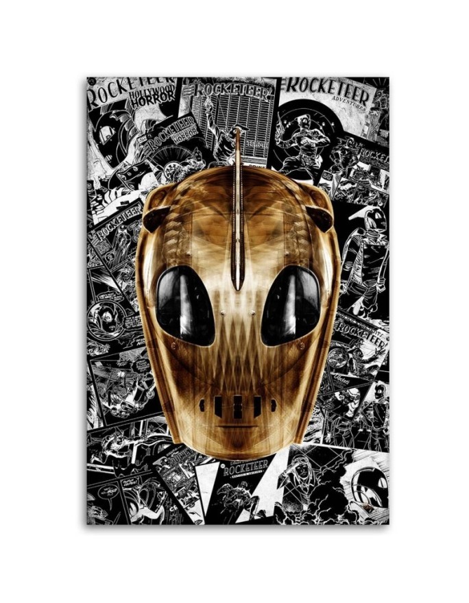 Canvas prints for teenagers - Rubiant golden mask | FEEBY