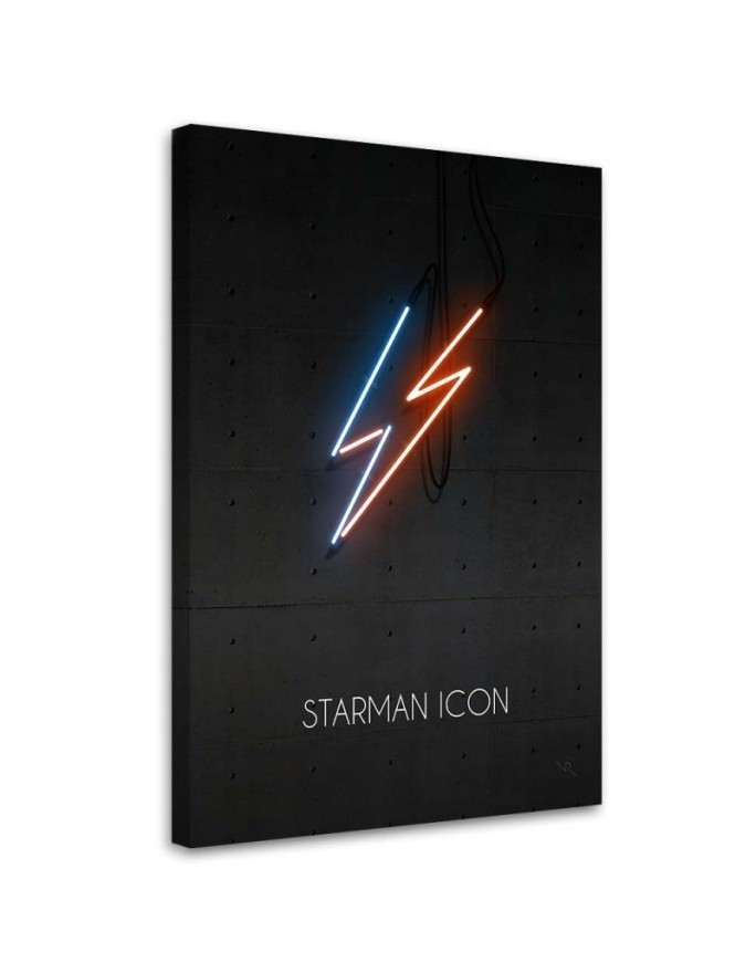 Modern paintings for teenagers - Lightning neon Rubiant | FEEBY