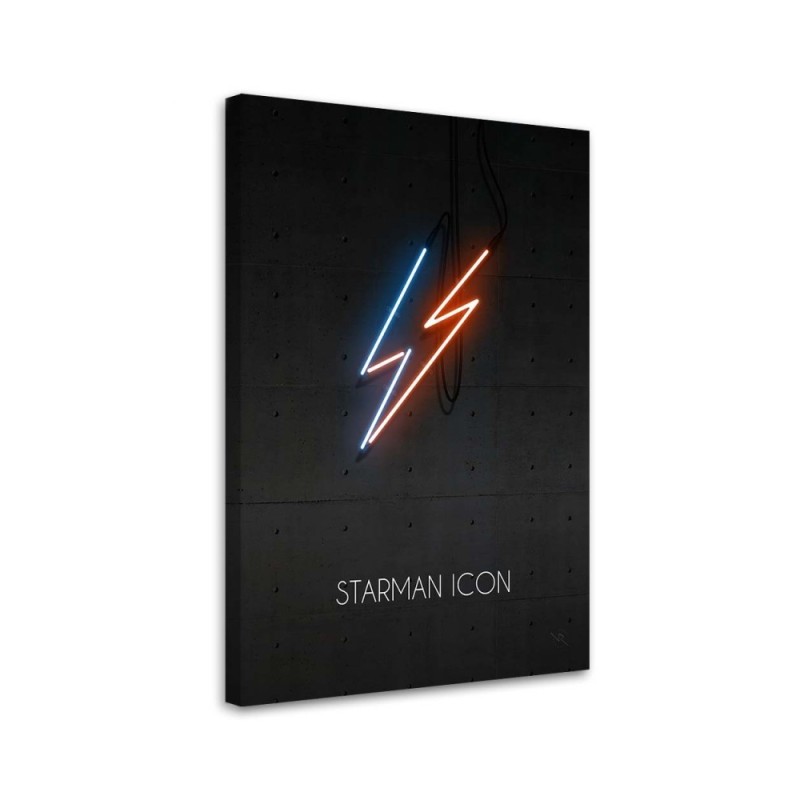 Modern paintings for teenagers - Lightning neon Rubiant | FEEBY