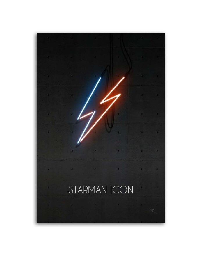 Modern paintings for teenagers - Lightning neon Rubiant | FEEBY