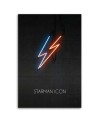 Modern paintings for teenagers - Lightning neon Rubiant | FEEBY