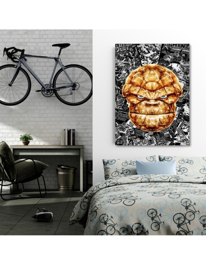 Canvas prints for teenager's room - Yellow face Rubiant | FEEBY