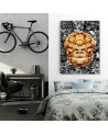 Canvas prints for teenager's room - Yellow face Rubiant | FEEBY