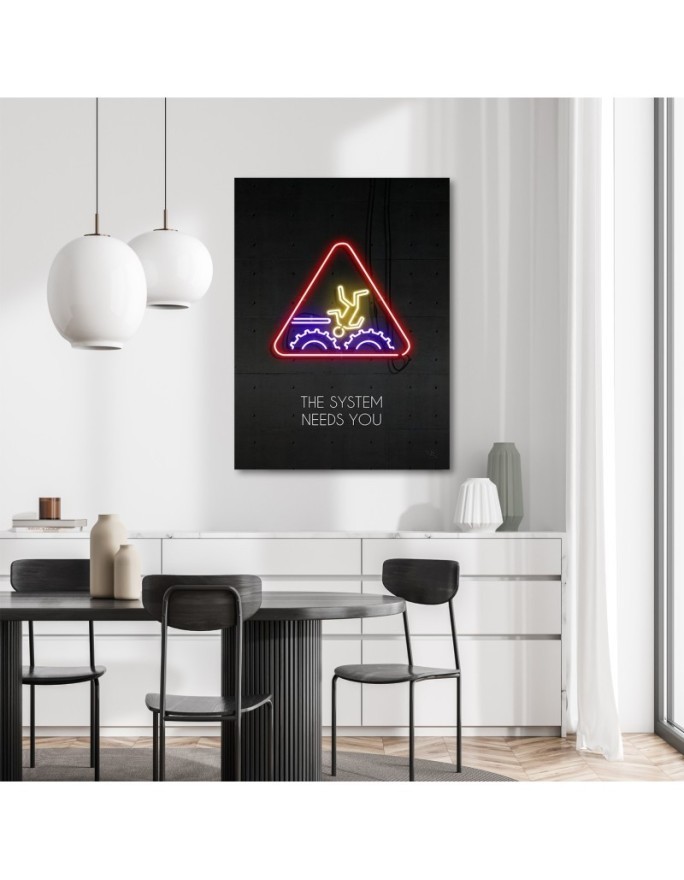 Teenage room Canvas paintings - Neon | FEEBY