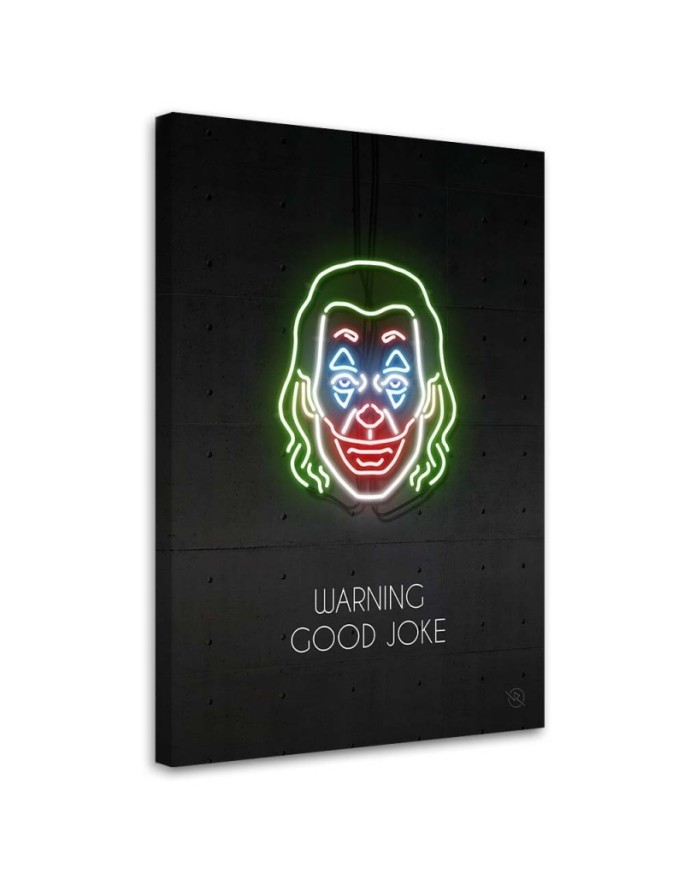 Modern canvas painting - Joker neon | FEEBY
