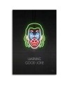 Modern canvas painting - Joker neon | FEEBY