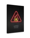 Modern canvas painting - Fire neon | FEEBY