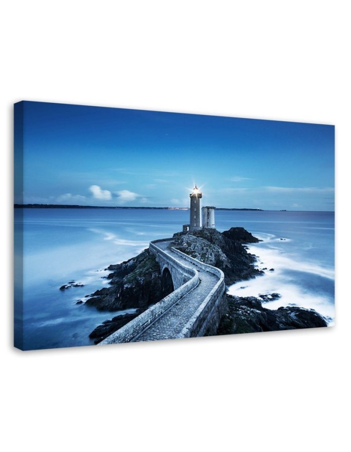 Canvas prints Lighthouse and sea | FEEBY