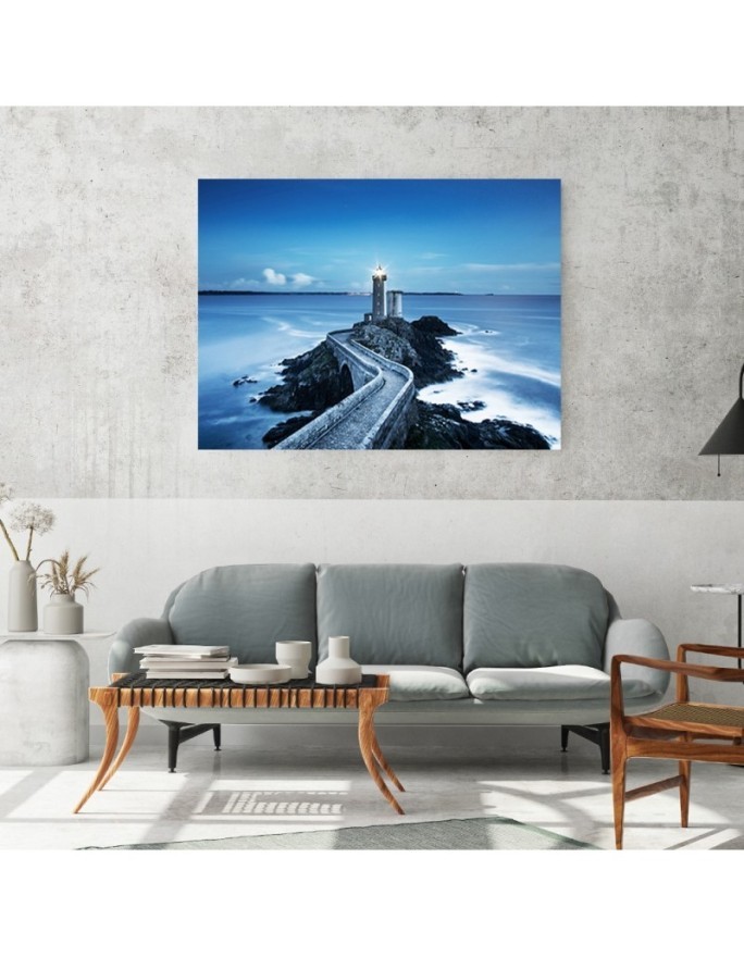 Canvas prints Lighthouse and sea | FEEBY