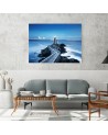 Canvas prints Lighthouse and sea | FEEBY