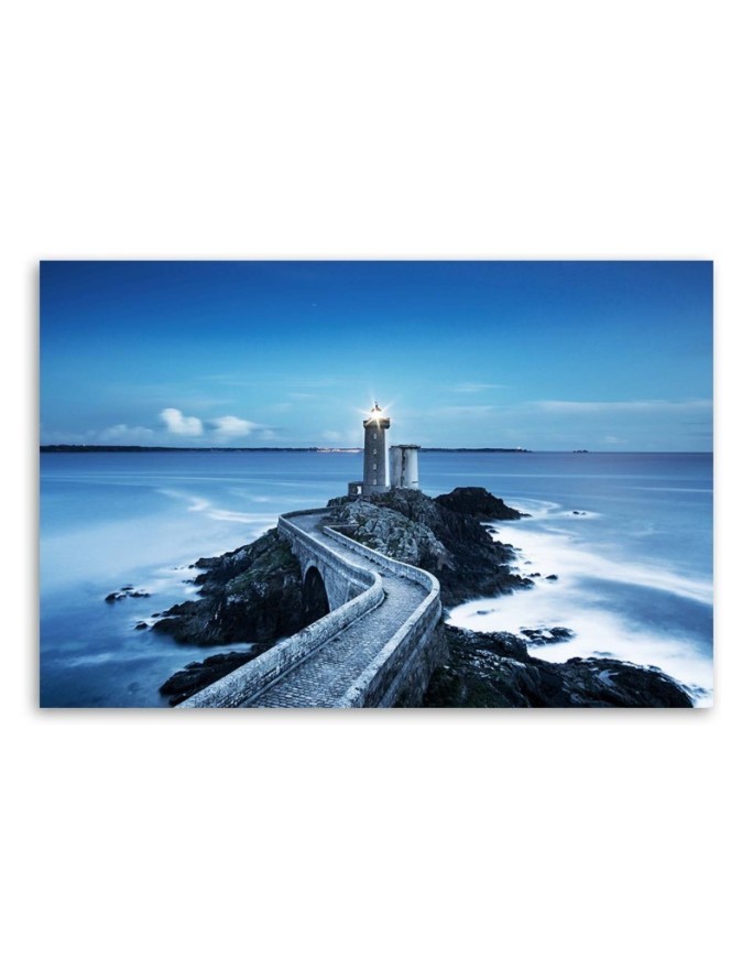 Canvas prints Lighthouse and sea | FEEBY