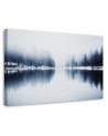 Modern painting Lake in winter for a wall to the room | FEEBY
