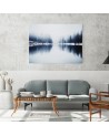 Modern painting Lake in winter for a wall to the room | FEEBY