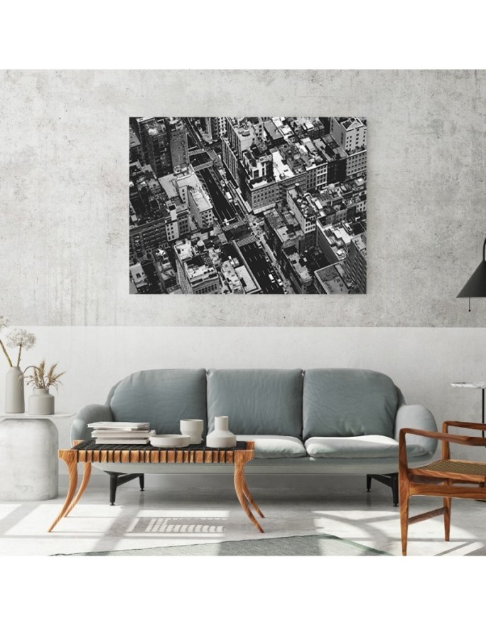 Canvas prints for living room black and white City architecture | FEEBY
