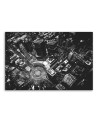City - black and white Canvas painting for the wall to the living room | FEEBY