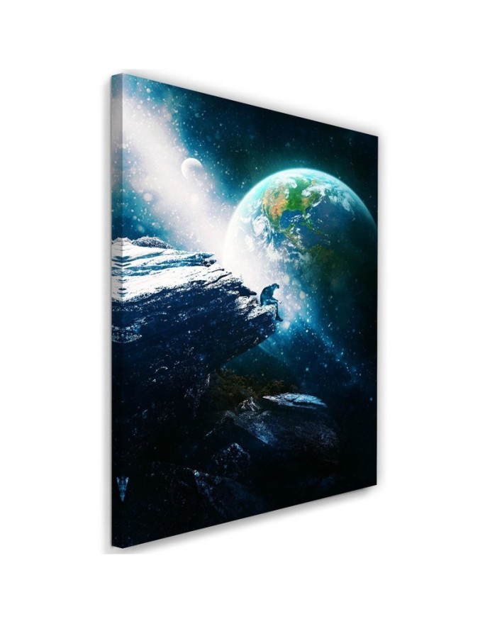 Canvas prints for living room wall Man in space Gab Fernando | FEEBY