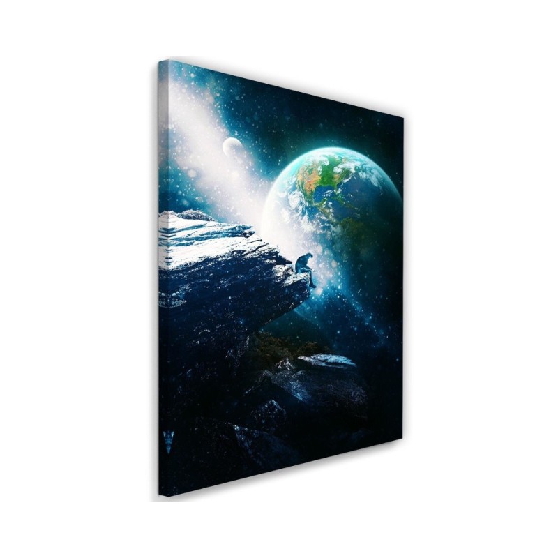 Canvas prints for living room wall Man in space Gab Fernando | FEEBY