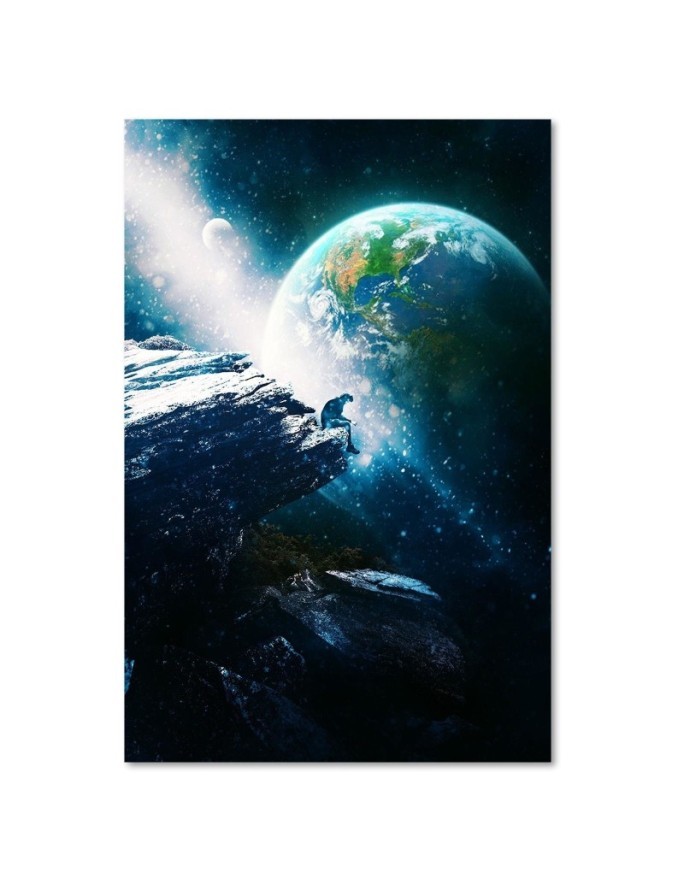 Canvas prints for living room wall Man in space Gab Fernando | FEEBY