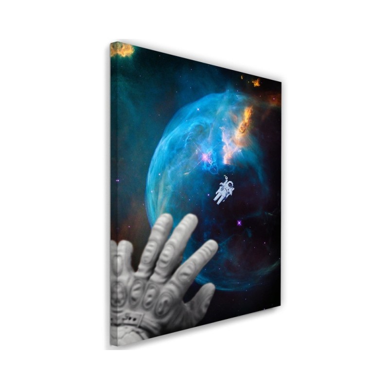 Canvas wall art painting Hand in space | FEEBY