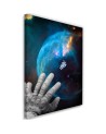 Canvas wall art painting Hand in space | FEEBY