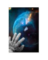 Canvas wall art painting Hand in space | FEEBY