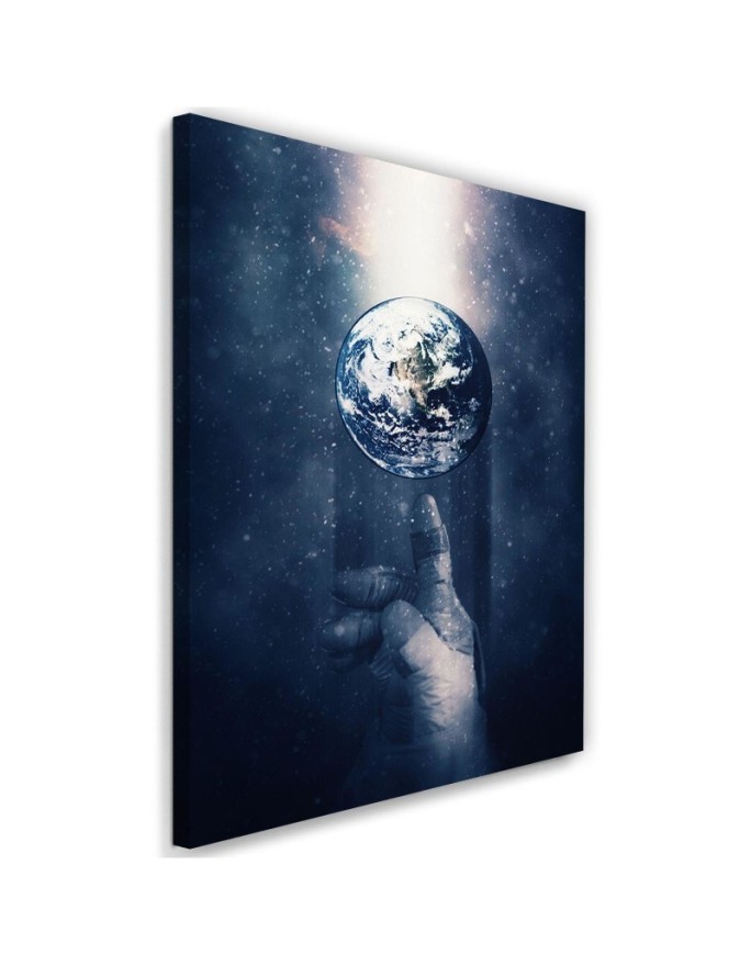 Planet Earth - Canvas painting for the wall to the youth room | FEEBY
