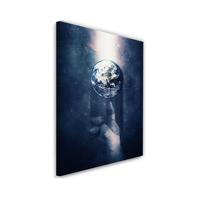 Planet Earth - Canvas painting for the wall to the youth room | FEEBY