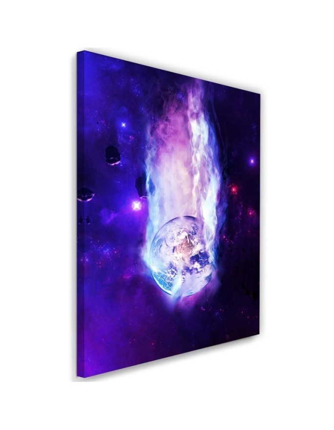 Cosmos planet - canvas painting for room | FEEBY
