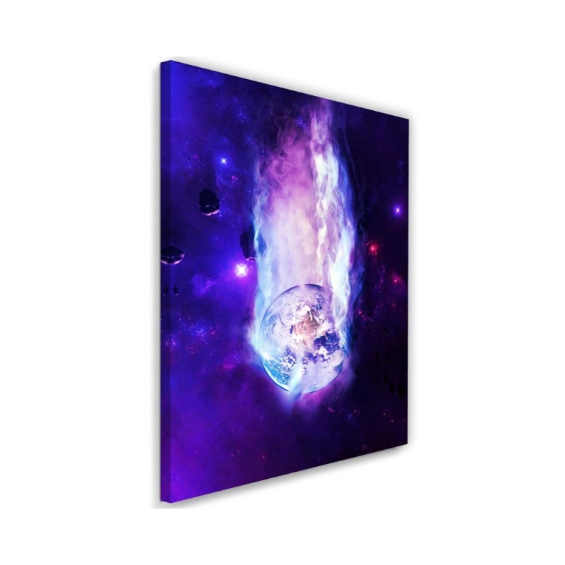 Cosmos planet - canvas painting for room | FEEBY