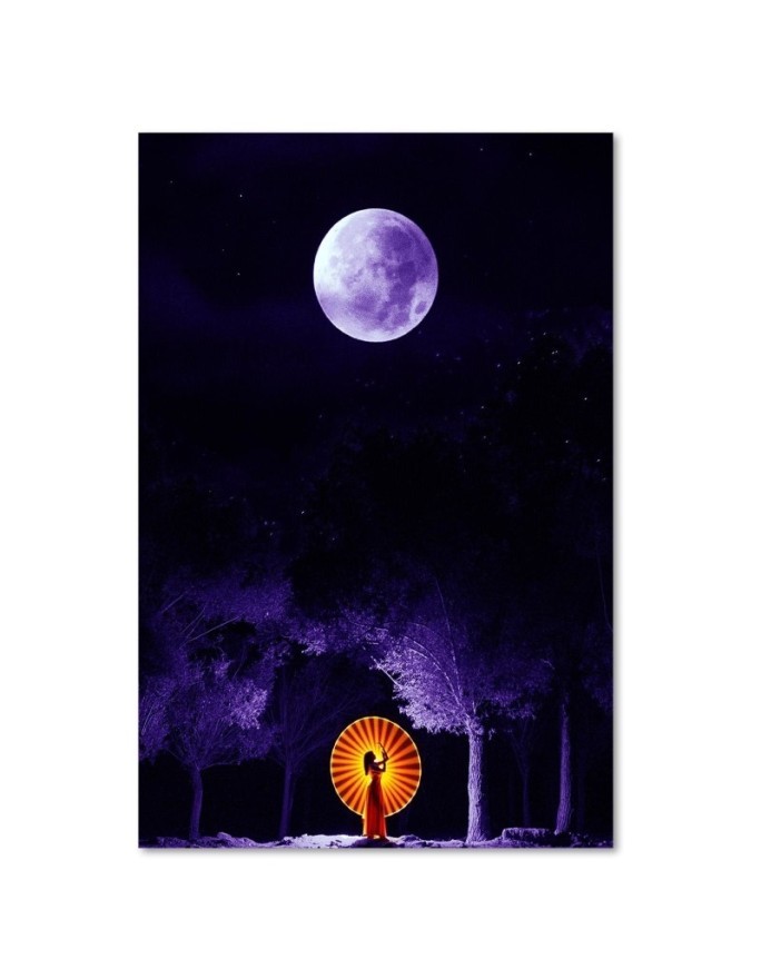 Cosmos landscape - canvas wall paintings for room | FEEBY