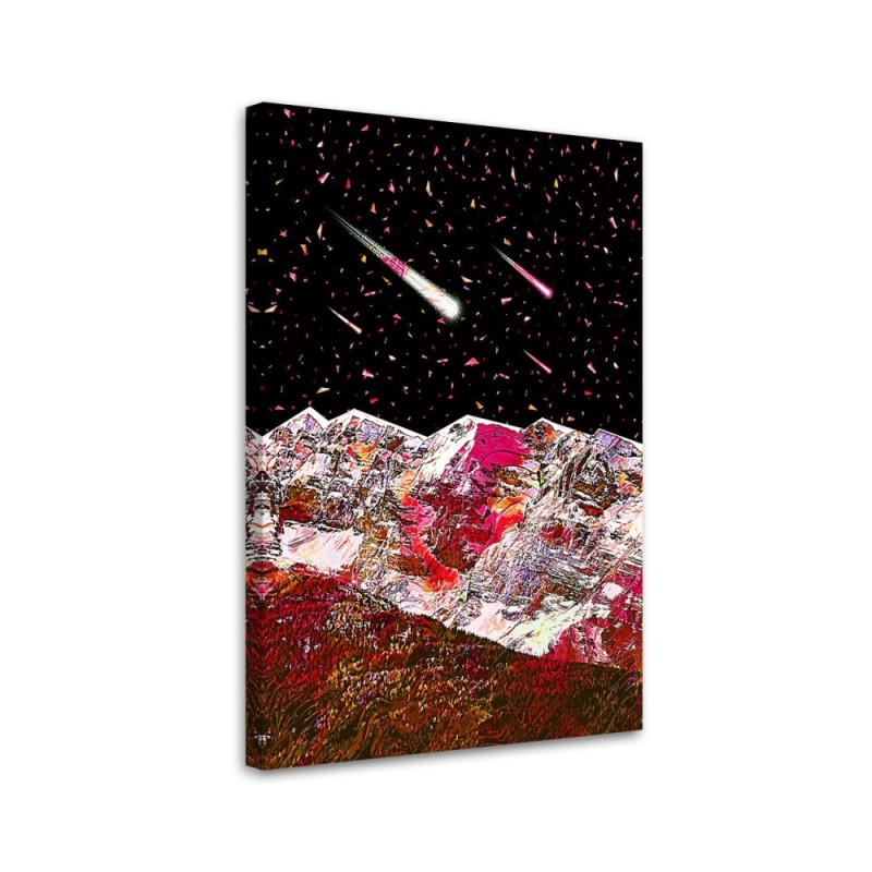 Sci Fi youth Canvas painting Cosmos and falling stars | FEEBY