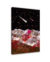 Sci Fi youth Canvas painting Cosmos and falling stars | FEEBY