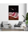 Sci Fi youth Canvas painting Cosmos and falling stars | FEEBY
