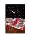 Sci Fi youth Canvas painting Cosmos and falling stars | FEEBY