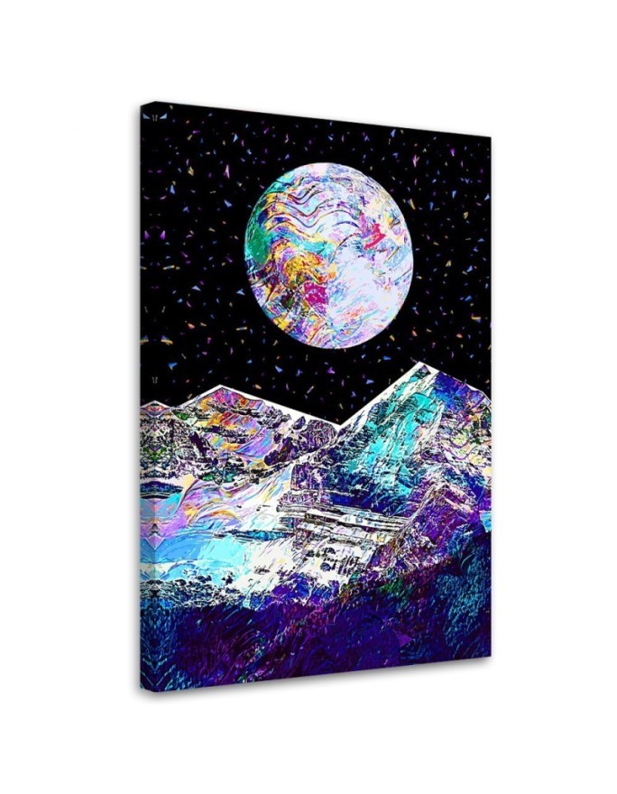 Cosmos - modern wall art painting for living room | FEEBY